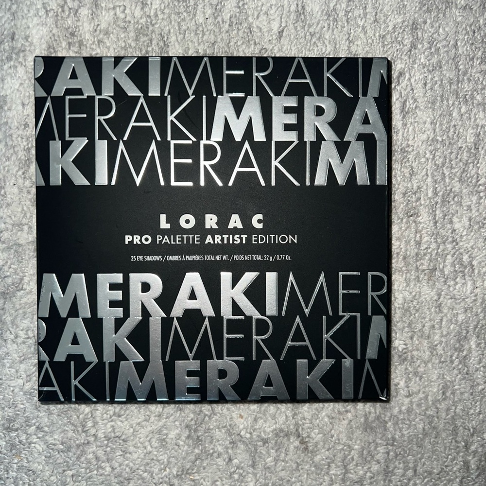 LORAC Pro Palette Artist Edition in Black and Silver